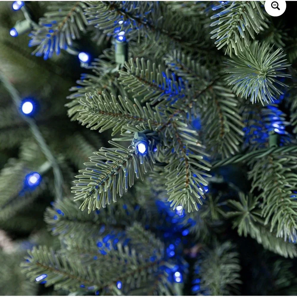 500 Blue Dome LED Lights 103.7 ft.‎ Lighted Length Green Wire Indoor/Outdoor